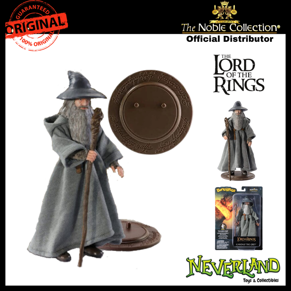 Lord of the Rings Gandalf Bendyfig Action Figure Noble Collection