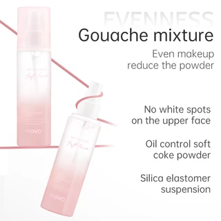 6283 (ใหม่/แท้) NOVO spray makeup สเปรย์น้ำแร่ ล็อคเมคอัพ ฉ่ำวาว ติดทน คุมมัน กันน้ำ 100ml ผิวแพ้ง่ายก็ใช้ได้