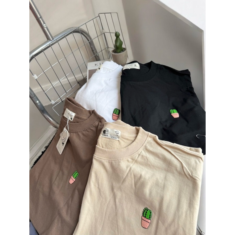 เสื้อยืดOversize.No.06 ปักผ้าCotton