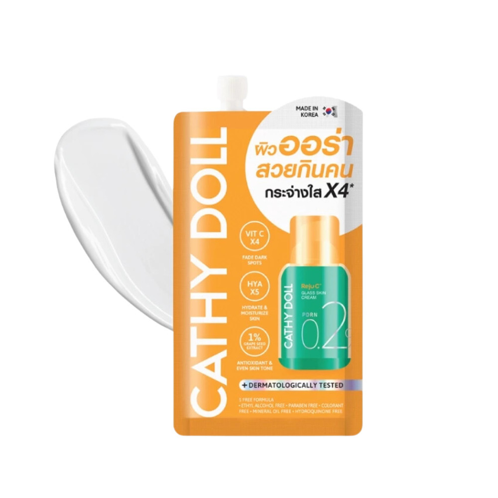 (1ซอง) ครีมซองเคที่ดอลล์ รวม 5 สูตรฮิต Tox&Fill / Reju C / Melalight / White Bomb/ CC Glow 7ml - รูปที่ 2