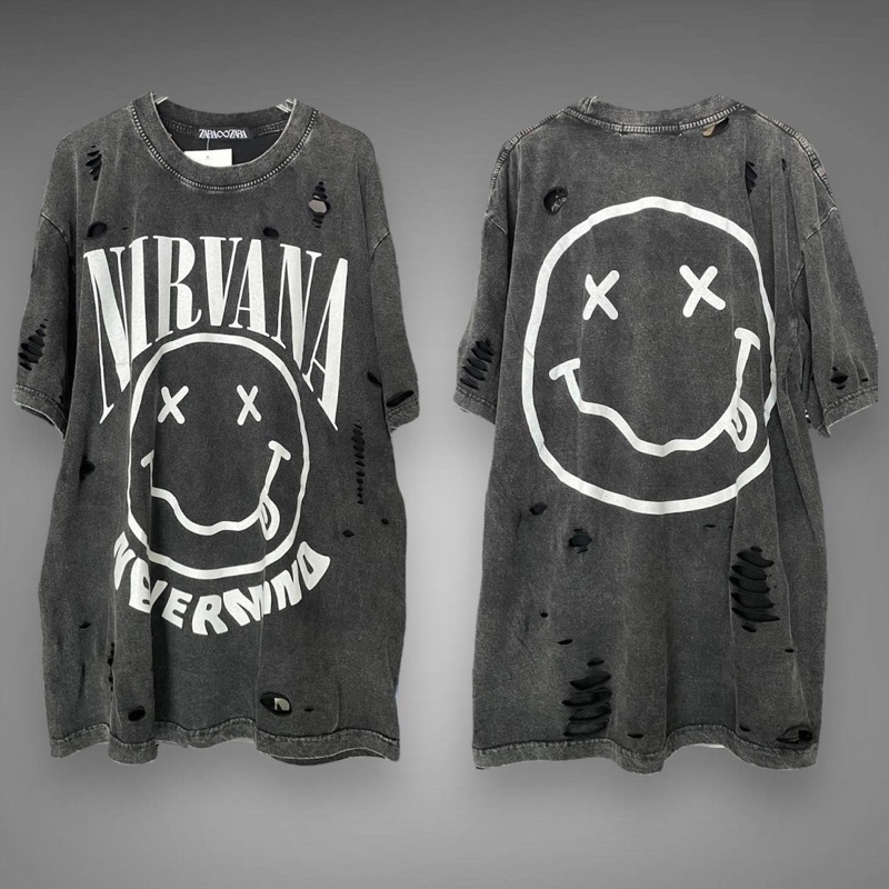 เสื้อ Oversizeอก รอบอก46”แต่งขาด