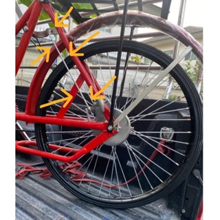 (อะไหล่ซาเล้ง) สายเบรค(เบรคหลัง) สำหรับรถซาเล้ง