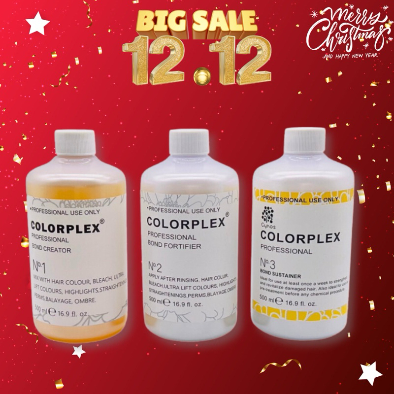 น้ำยาเชื่อมพันธะแกน COLORPLEX คัลเลอร์เพล็กซ์ ขนาด 500 ml.ของแท้ เหมาะกับผมเสีย