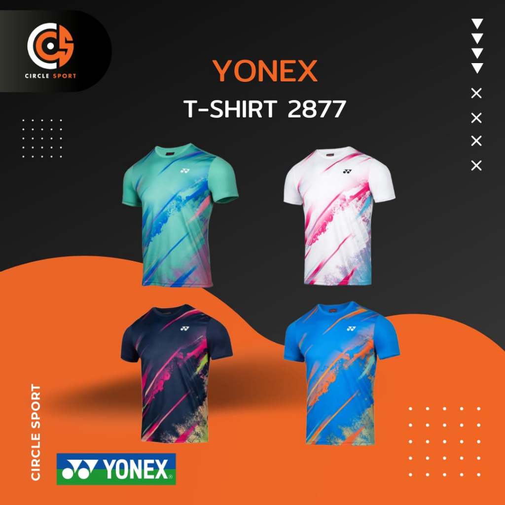 เสื้อแบดมินตัน Yonex Shirt 2877 TRU-DRY (สินค้าลิขสิทธิ์แท้ 100%)