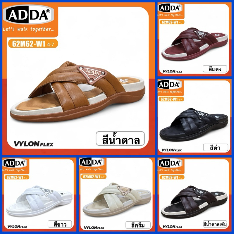 ADDA WOMENS รองเท้าแตะแบบสวม รุ่น 62M62-W1