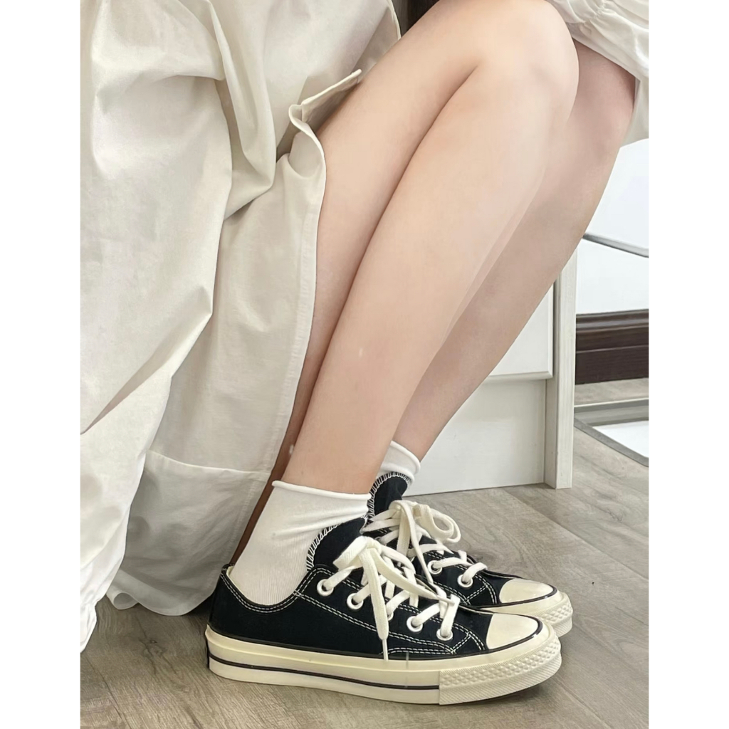 ⭐จัดส่งในกรุงเทพฯ⭐ Converse 1970s All Star CHUCK 70 Black White รองเท้าคอนเวิร์ส รองเท้าผ้าใบ