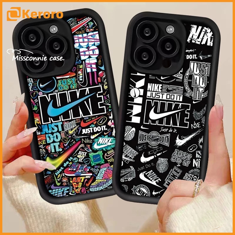 Keroro เคสโทรศัพท์มือถือแบบนิ่ม ลายกราฟฟิตี้ตัวอักษร หลากสี สําหรับ iPhone16 15 14 13 12 11promax xsmax xs xr x 7 8plus
