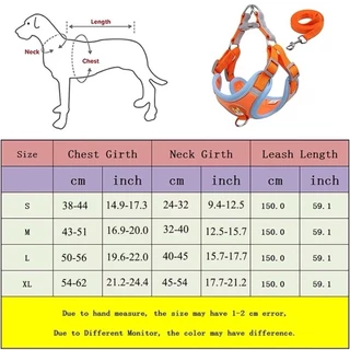สายรัดอกแมวและสุนัข ฟรีสายจูง สายจูงสะท้อนแสงสำหรับสัตว์เลี้ยงกลางแจ้ง สุนัขและแมวสามารถใช้ได้ L267