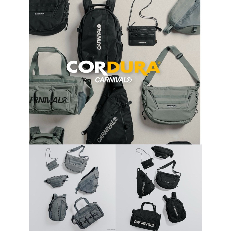 [ส่งด่วน กรุงเทพฯ 🚗✨ใช้โค้ด30%ได้] กระเป๋ารุ่นใหม่ล่าสุด CARNIVAL® x CORDURA 2024 มือ1 ลิขสิทธิ์แท้