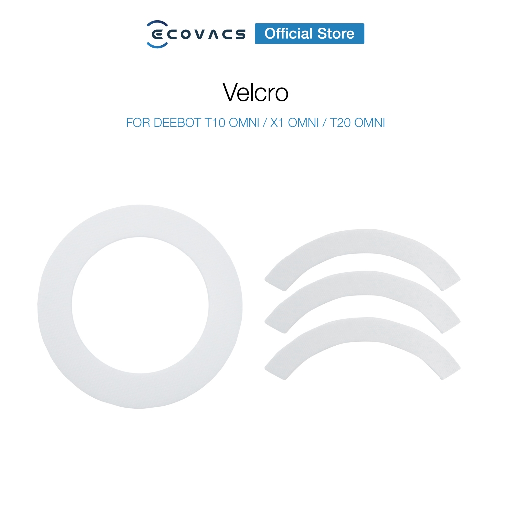 Velcro (เทปกาวติดถาดผ้าถู) สำหรับรุ่น T10 Omni / X1 Omni / T20 Omni