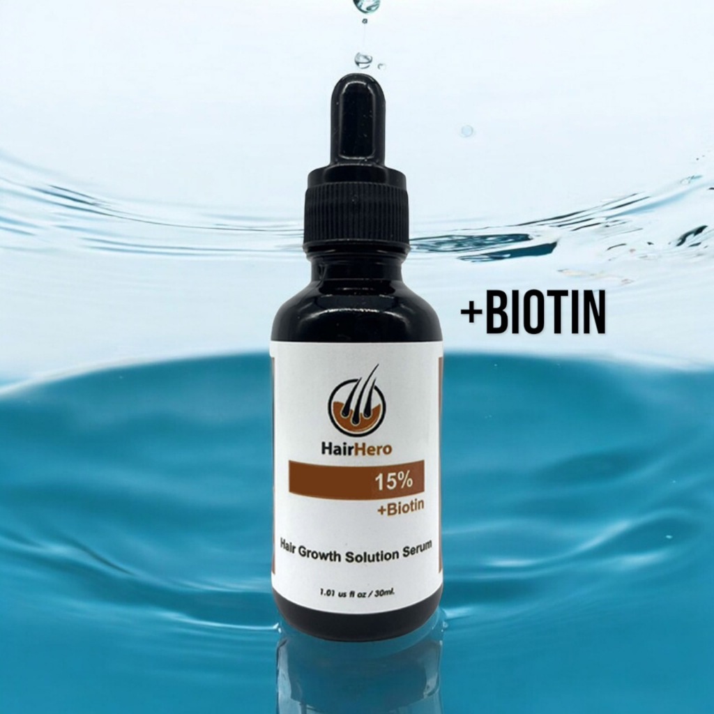 Hair Hero 15%+ biotin เซรั่มปลูกผม คิ้ว หนวดจอน