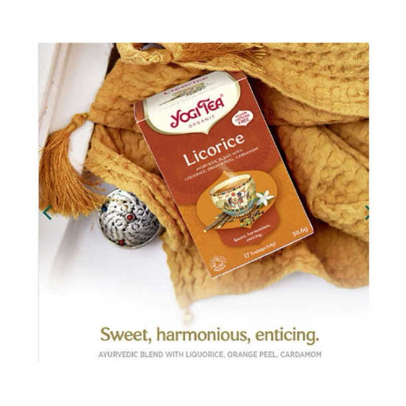 Yogi Tea Licorice | โยกิ ที ชาชะเอมเทศ