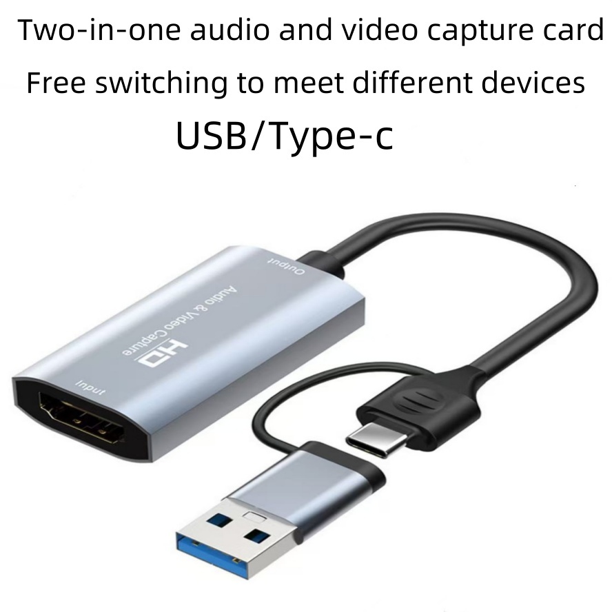 เอชดีเอ็มไอ HD Capture with Loop 4K 1080P Video Capture HD to type c 3.1 Video Capture Card /Mavis Link Audio Video