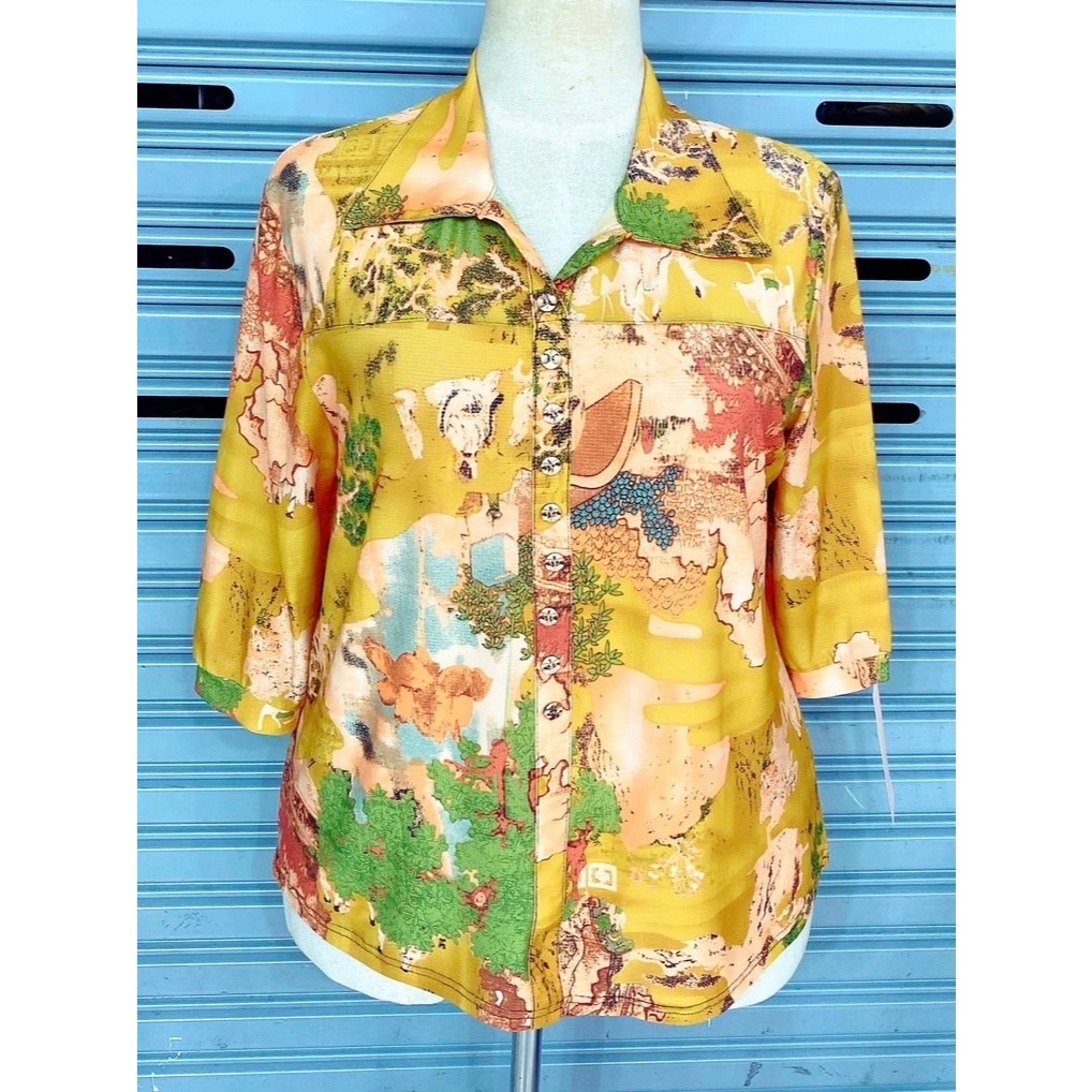 ใหม่เสื้อยืดเกาหลี คอปกผู้ใหญ่ คละหลากหลายลาย ฟรีไซส์ ใส่ได้ตั้งแต่อก 34“-44” เนื้อผ้านิ่ม ใส่สบายมากๆ งานเย็บอย่างดี