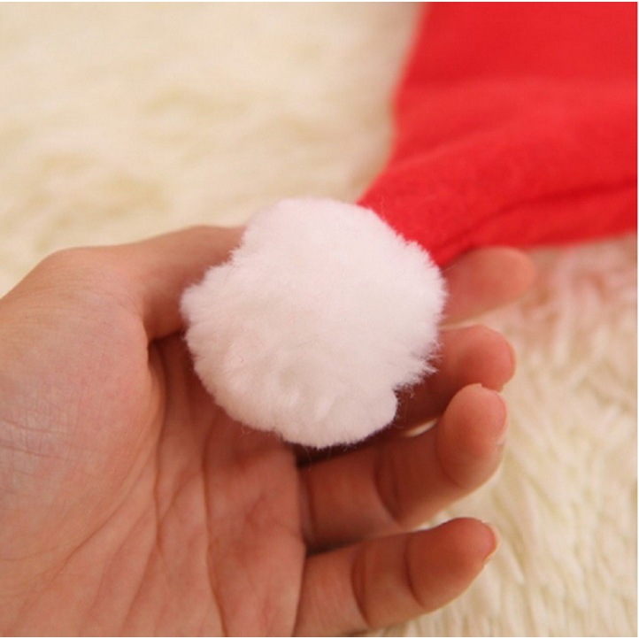 หมวกซานตาครอส หมวกซานต้า ผ้าสำลี ราคาถูก สำหรับเด็กโตและผู้ใหญ่ <พร้อมส่ง> - รูปที่ 4