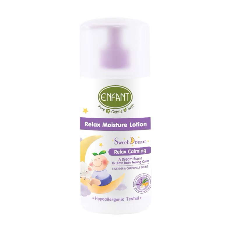 ENFANT (อองฟองต์) Sweet Dream Relax Moisture Lotion โลชั่นบำรุงผิว สูตรอ่อนโยน ใช้ได้ตั้งแต่เด็กแรกเ