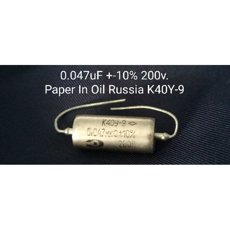 Capacitor Paper In Oil 0.047uF 200v.