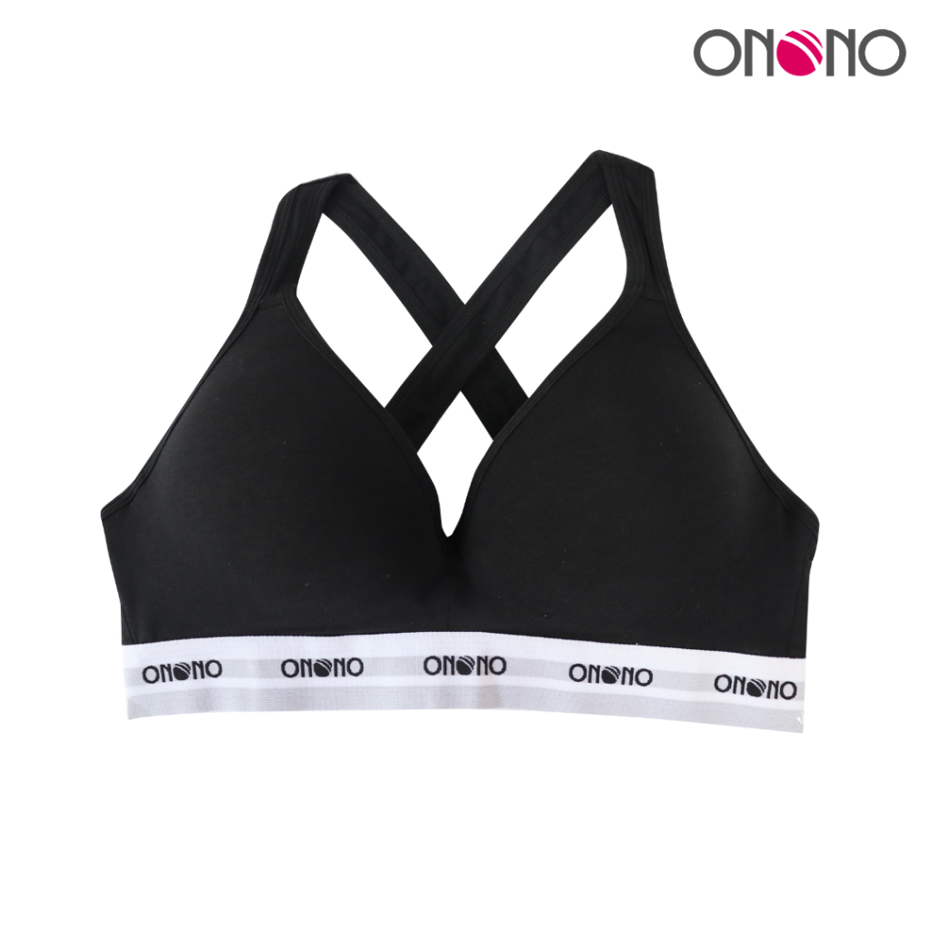 ONONO สปอร์ตบรา สายไขว้ ฟองน้ำบาง รุ่น NB6215