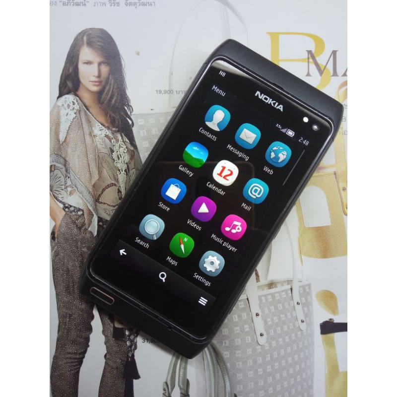 Nokia N8 Black สมบูรณ์ เหมือนมือ1