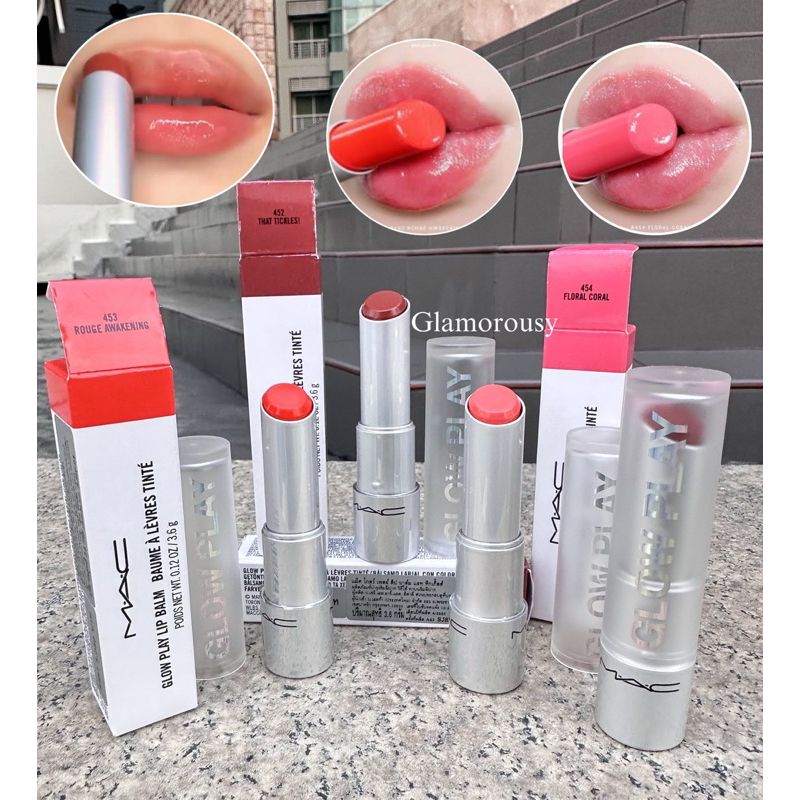 ป้ายไทย แท้ ลิป MAC glow play lip balm 3.6g