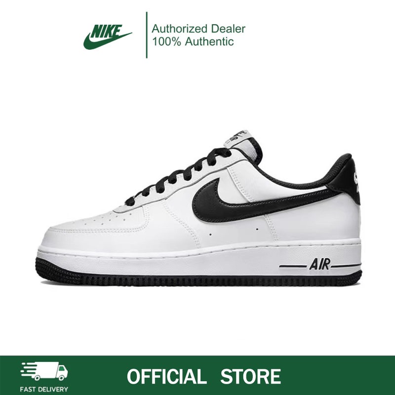 Original Nike Air Force 1 DH7560-102 Shock-absorbing low-top sneakers for men and women white and black