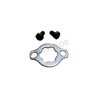 แหวนล็อคสเตอร์หน้า + น็อตดำชุปแข็ง SONIC/DASH/LS125/CBR150/N…