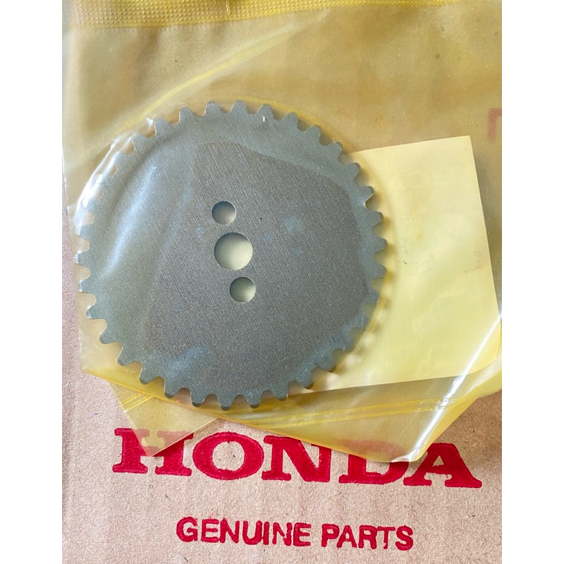 เฟืองโซ่ราวลิ้น 34 ฟัน เวฟ 125 R,S,I,X หัวเถิก,ไฟเลี้ยวบังลม แท้เบิกศูนย์ (รหัสสินค้า 14321-KPH-900)
