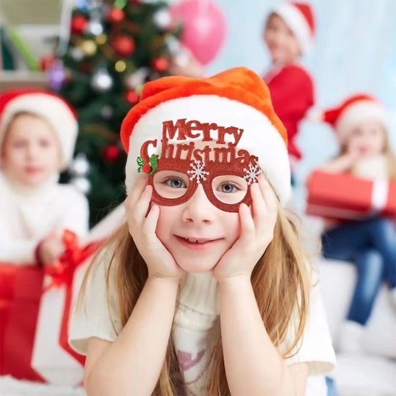 พร้อมส่ง คริสมาสแว่นตา 2024 ที่คาดผม พร็อพถ่ายรูปน่ารักๆ สําหรับเด็กผู้ชาย ผู้หญิง ตกแต่ง
