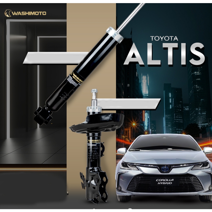Washimoto Toyota Altis วาชิโมโตโช๊คอัพรถเก๋งรุ่น โตโยต้า อัลติส ปี 2014-2017
