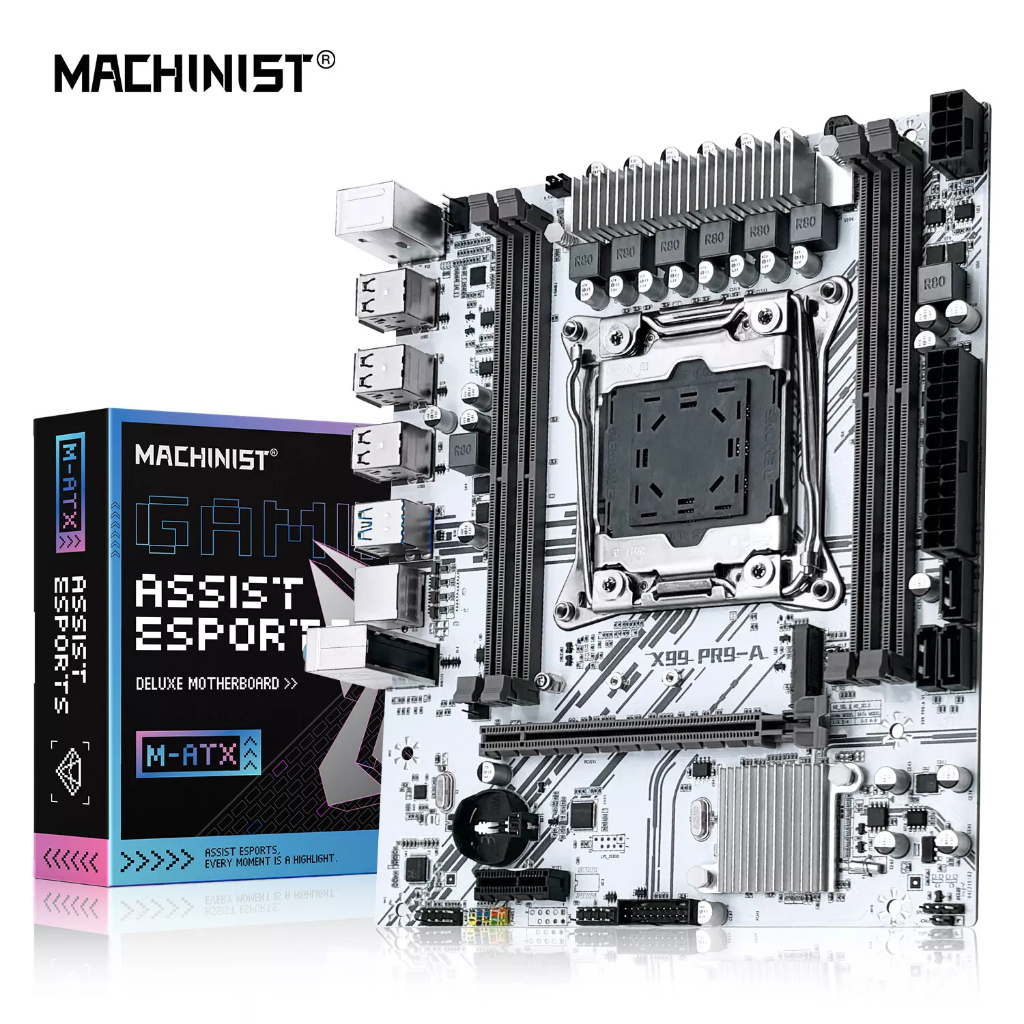 Machinist X99-PR9-A  X99 Intel Xeon V3 V4 //DDR4 DUAL channel//M.2NVME//GIGABIT LAN