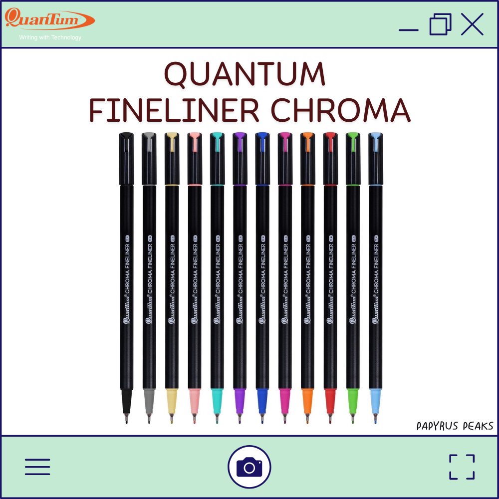ปากกาไฟน์ไลน์เนอร์ (FINELINER CHROMA) Quantum ขนาดเส้น 0.4 mm.