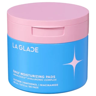LA GLACE - Daily Moisturizing Pads Aqualock12™ Hyaluronic Complex (80pads) ลา กลาส โทนเนอร์แพด