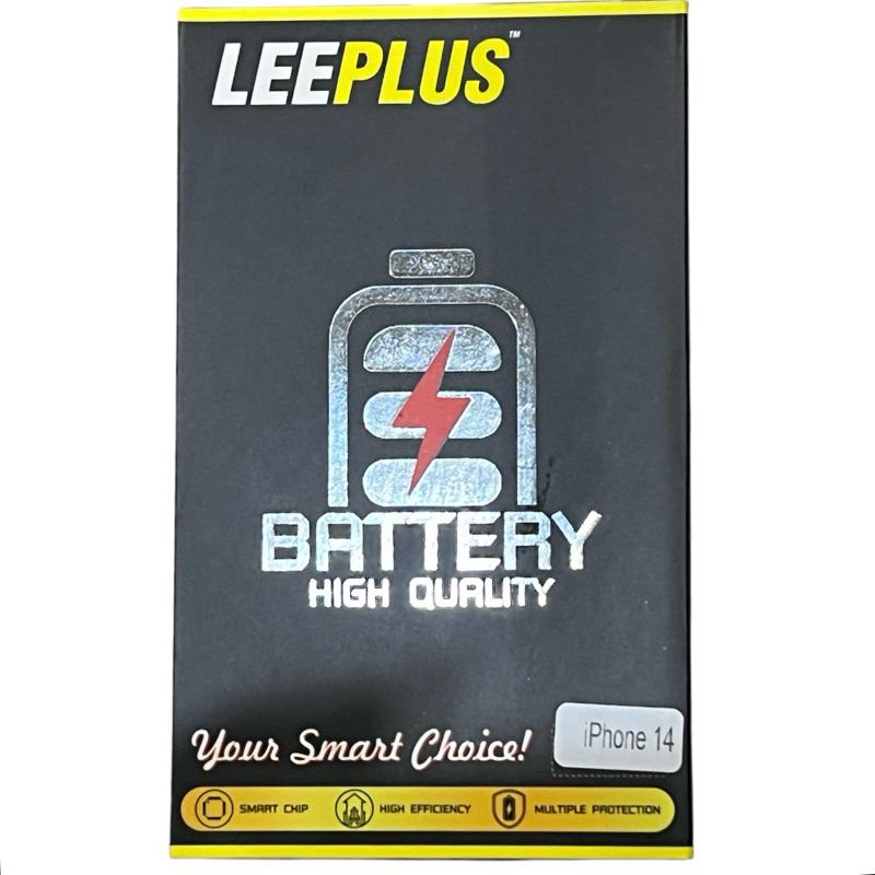 14 แบตเตอรี่สำหรับ ไอโฟน 14 เช็คสุขภาพได้ 100% สินค้ามีรับประกัน 1ปี LEEPLUS Battery
