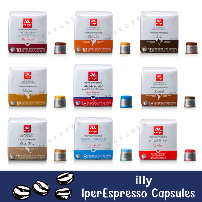 New iIIy IperEspresso Capsules อิลลิ่ กาแฟแคปซูลอิตาลี รุ่น lperEspresso