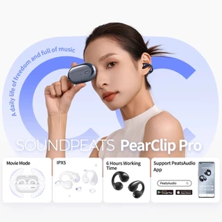 [ ประกันศูนย์ไทย 1 ปี ] SoundPEATS PearlClip Pro Hi-Res หูฟังทรง Clip On ใส่สบาย เสียงดี มีไมค์สนทนา