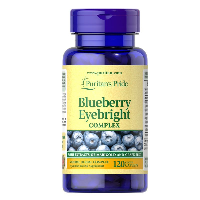 Puritan Blueberry Eyebright Complex 120 Caplets