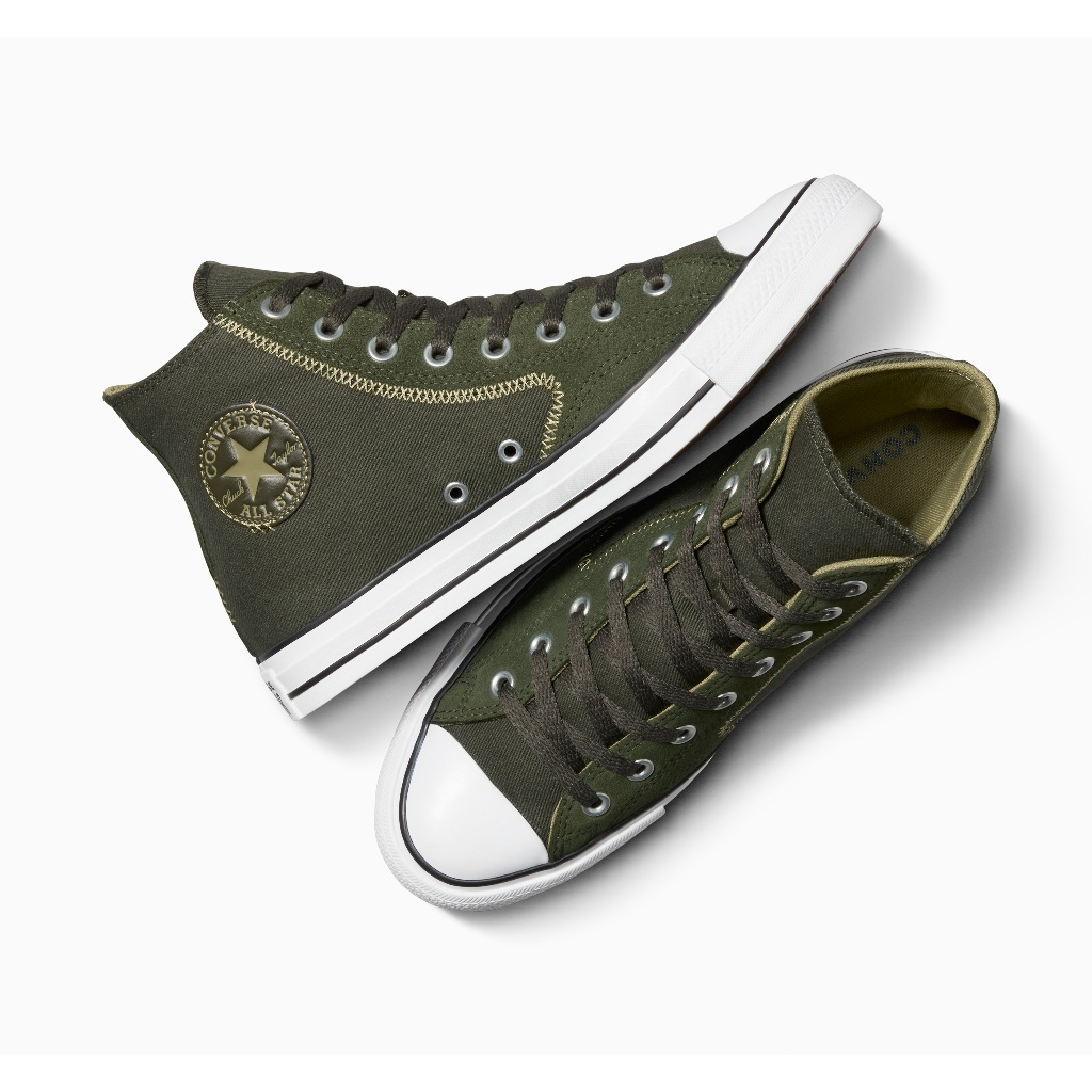 CONVERSE รองเท้า CTAS PLAY ON FASHION HI GREEN ผู้ชาย A06572CM_S4GNXX