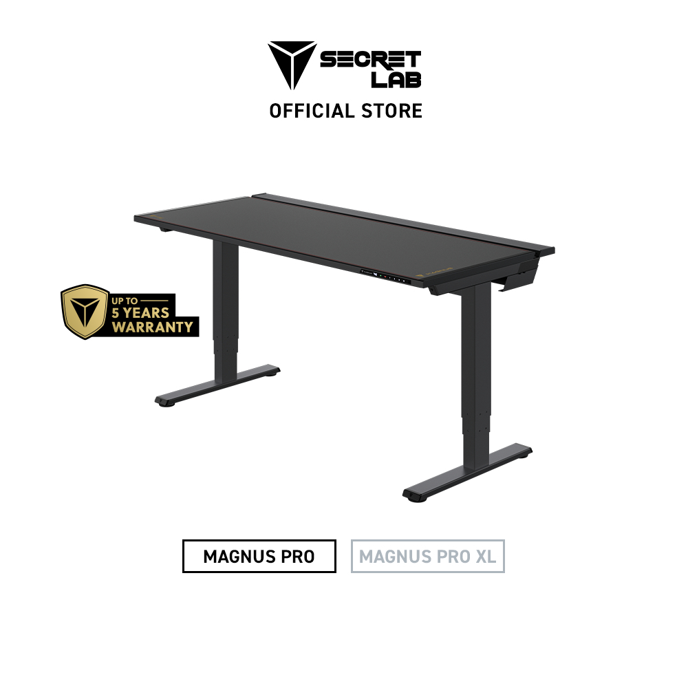 Secretlab MAGNUS Pro & Desk Mat Bundle —โต๊ะปรับระดับไฟฟ้า พร้อมช่องเก็บสายเคเบิลในตัวและระบบแม่เหล็กอัจฉริยะ(ขนาด 1.5ม)