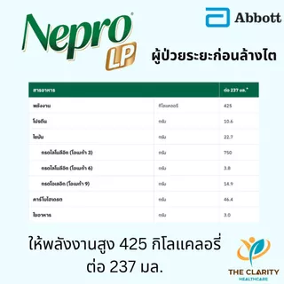 (เซตสุดคุ้ม 6 แถม 2) Nepro LP เนปโปร แอลพี สำหรับผู้ป่วยระยะก่อนล้างไต🚀ส่งด่วน เก็บเงินปลายทางได้
