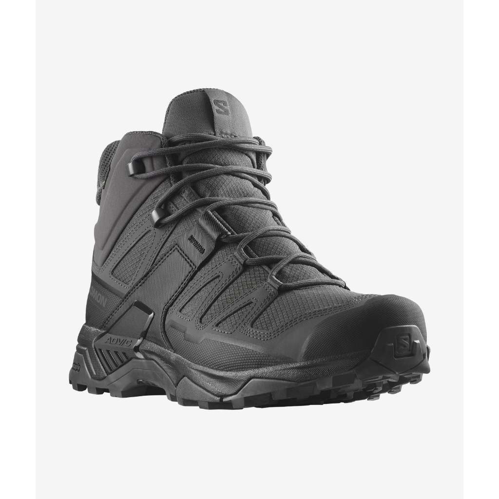 Salomon - X Ultra Forces Mid GTX [ Wolf/Black ] รองเท้าผู้ชาย เดินป่า วิ่งเทรล Trail Running กันลื่น