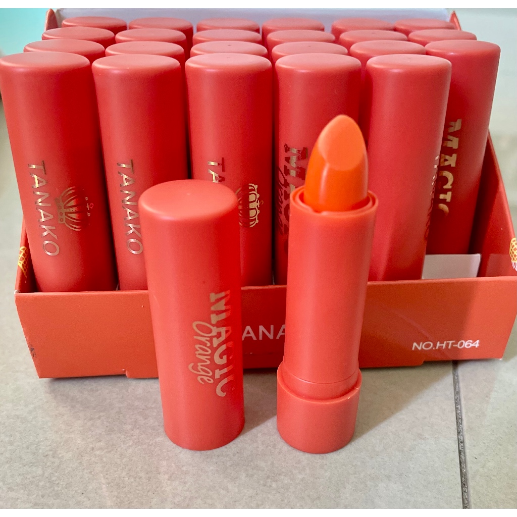 Tanako Magic Orange Vivid color lip balm [HT-064] ทานาโกะ ลิปบาล์ม เปลี่ยนสี ขนาด 3.5g