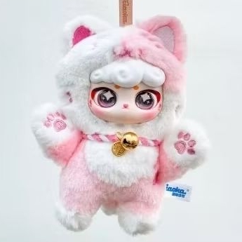 🔑ใช้โค้ดลด30%ได้คะ⛵️พร้อมส่งทันทีCiaoka Lucky Meow น้องแมวนำโชค เช็คการ์ดระบุตัว พวงกุญแจห้อยตกแต่งกระเป๋าถือแฟชั่น
