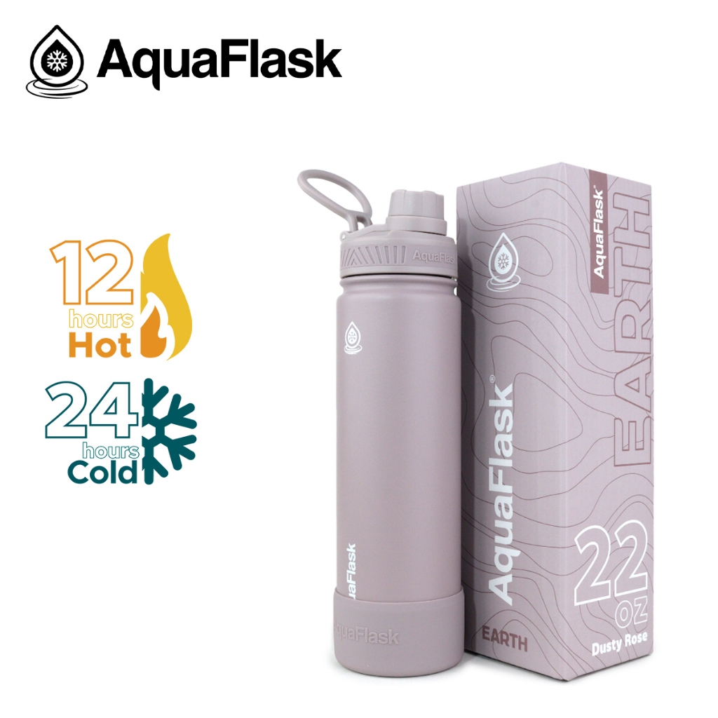 AquaFlask Earth Series Collection Limited Edition กระบอกน้ำเก็บความเย็น กระติกน้ำสแตนเลส (18/22/32/40oz) - รูปที่ 4