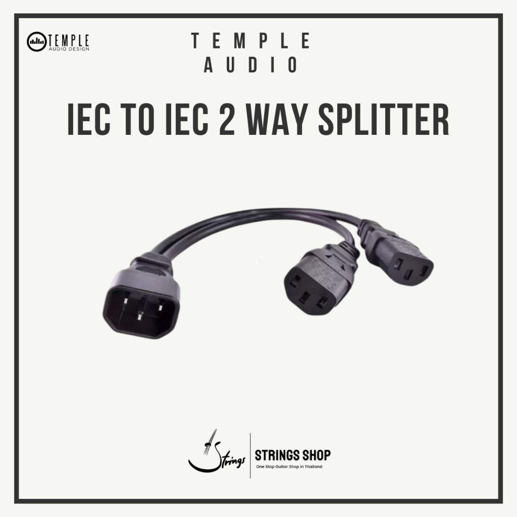 สาย Temple Audio IEC to IEC 2 Way Splitter