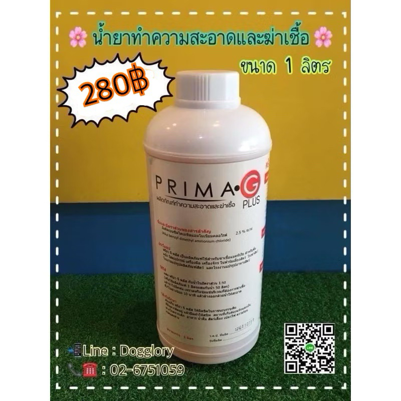 PrimaG plus ผลิตภัณฑ์ทำความสะอาดเหมาะสำหรับบ้านที่มีสุนัขและแมว พรีม่าจี prima g
