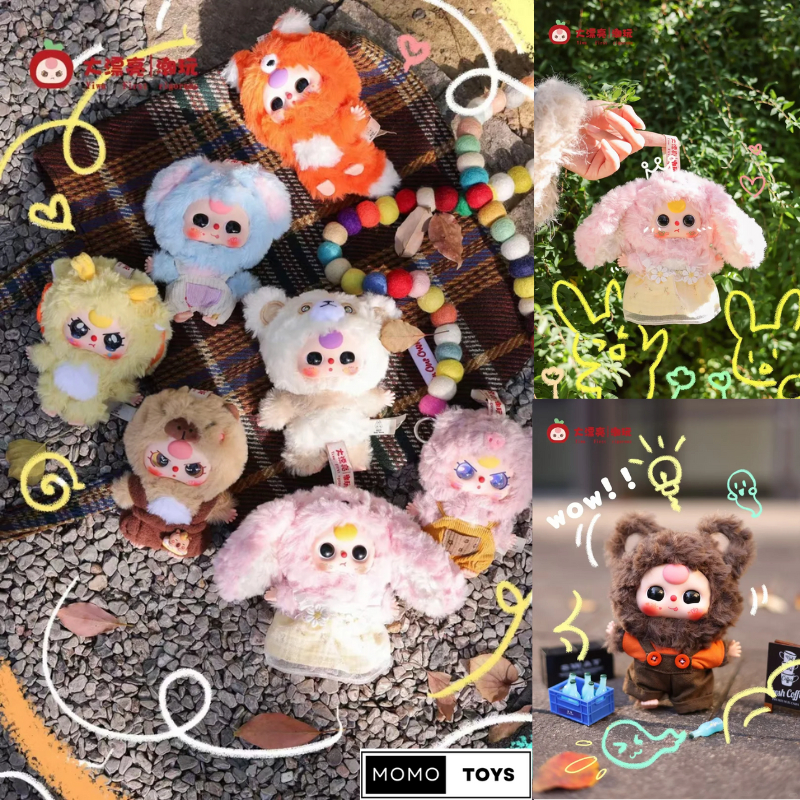 ยกบ็อก(8 ตัว) โค้ดแฟชั่นลด30% พร้อมส่งในไทย Baby Three Little Cutie baby three mini V3 baby three mini V.3 พวงกุญแจ