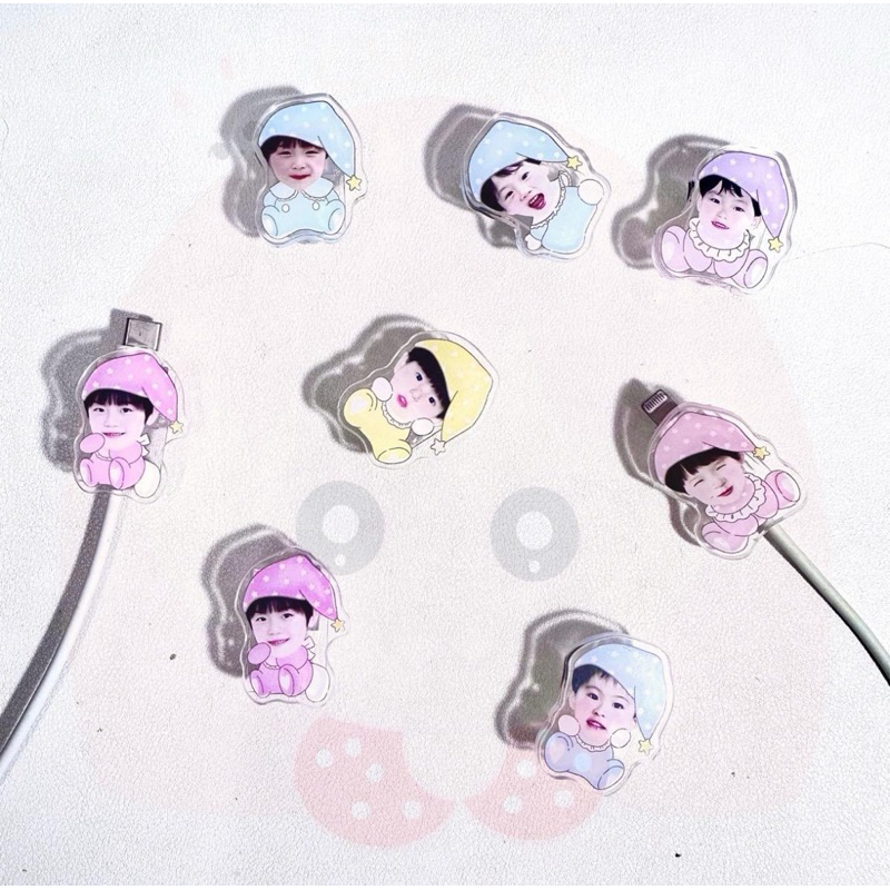 พร้อมส่ง ตัวถนอมสายชาร์จ NCT แก๊งค์เบบี้ 3cm / 1ชิ้น