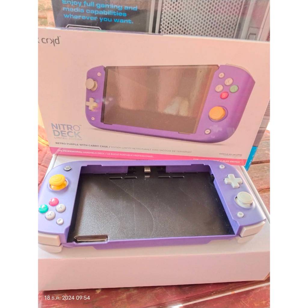 ✅ Nitro Deck มือสอง สภาพเหมือนใหม่ ใช้งานปกติ สีพิเศษ พร้อมกระเป๋า สาย USB A to C  ✅ ใช้กับ Nintendo
