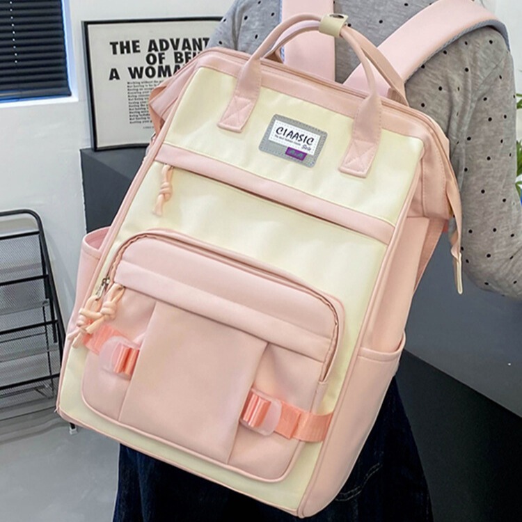 [BG47] กระเป๋าสะพายหลัง กระเป๋าถือ ใส่Laptop กระเป๋าเป้ ใบใหญ่ เหมาะกับการพกพา เดินทาง น้ำหนักเบา