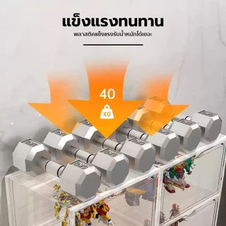 กล่องเก็บโมเดล ป้องกันฝุ่นและความชื้นกล่องอะคริลิคใส กล่องโชว์โมเดล วางซ้อนกัน กล่องใส่ตุ๊กตากล่องอะคริลิคMolly 400%